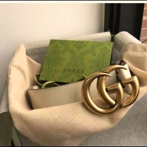 Gucci belt - off white size: 95